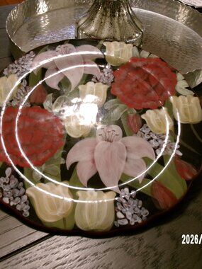 One Single Evening Song Lesal Studio Certified International 11" Dinner Plate